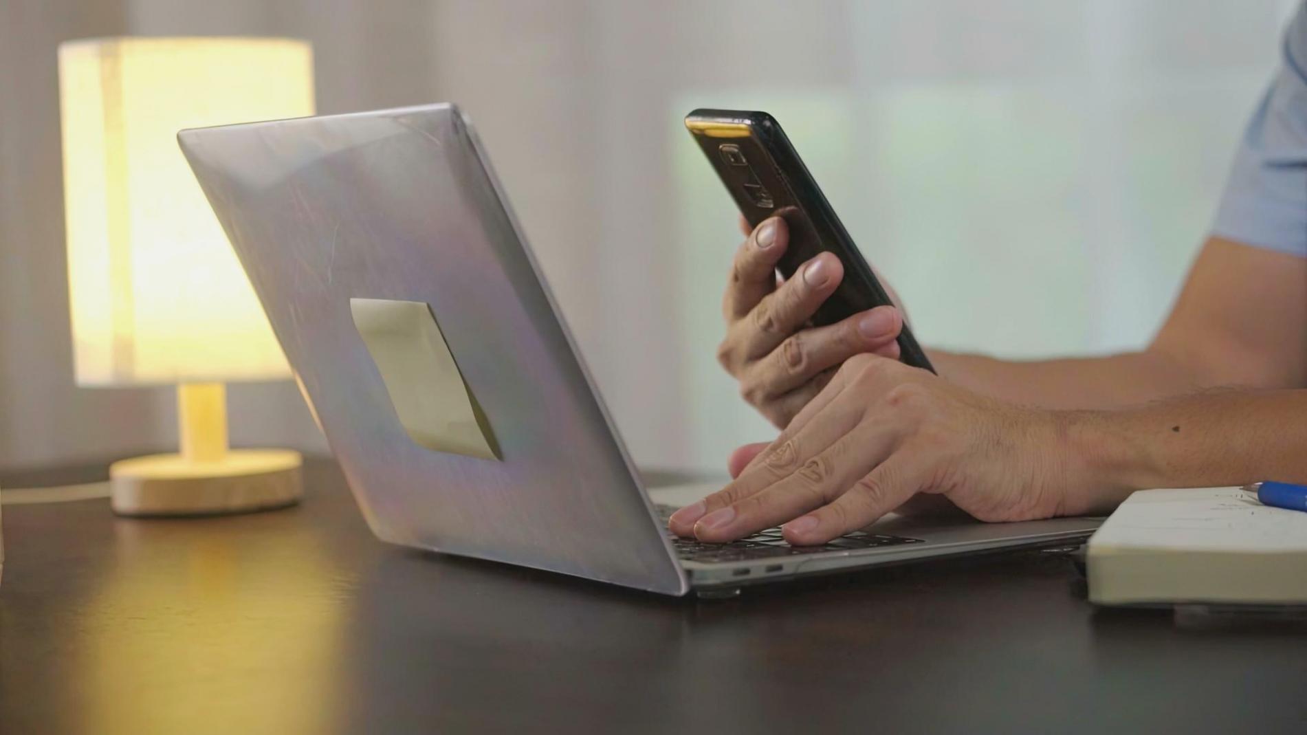 Financial planning workspace with budgeting materials and calculator