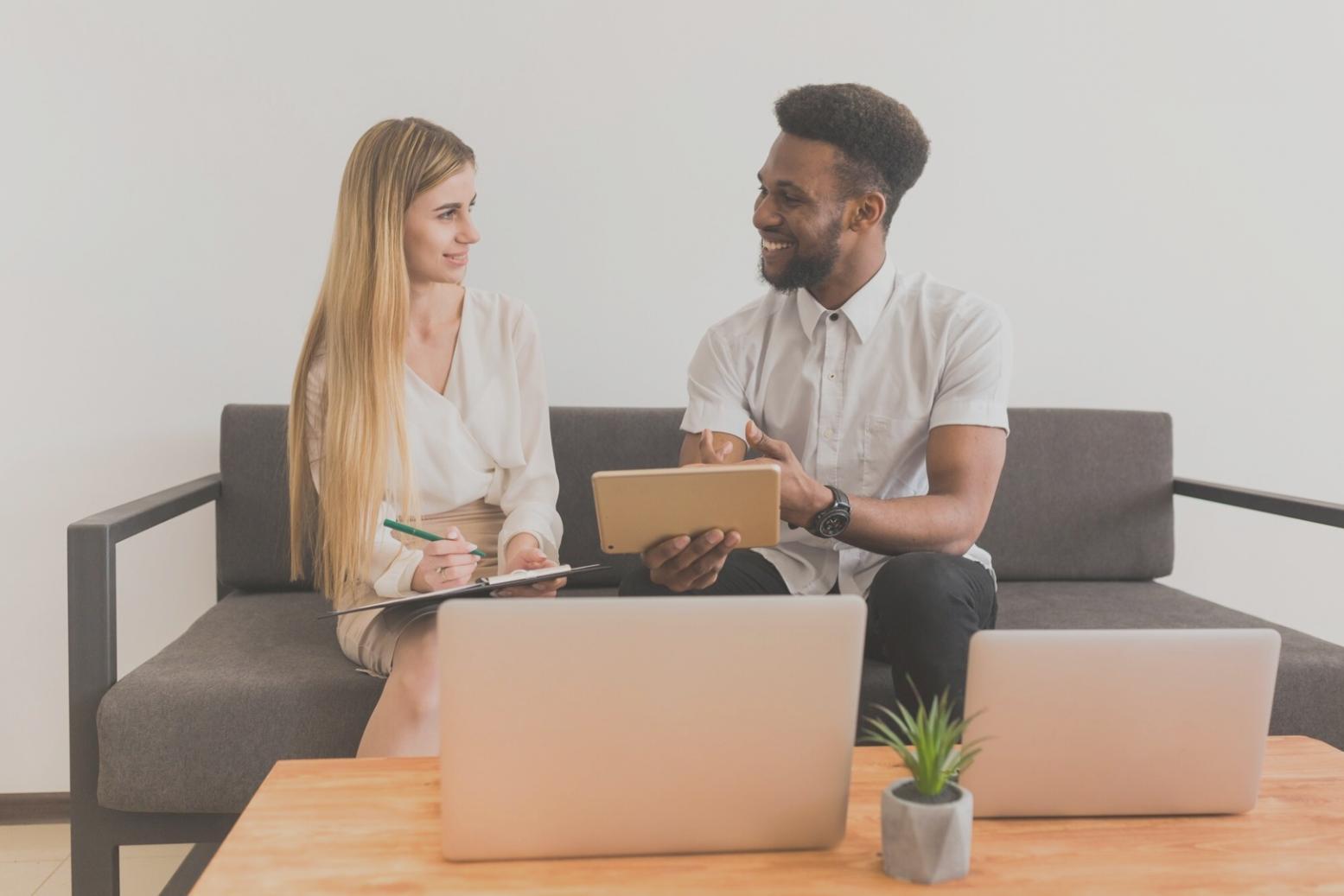 Interactive budget planning workshop with participants